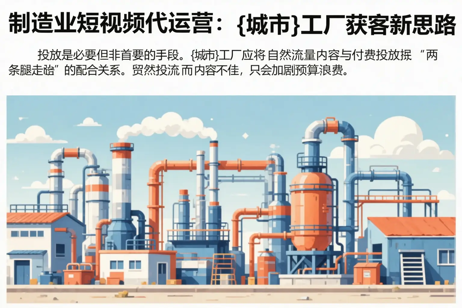 制造业短视频代运营：本溪工厂获客新思路