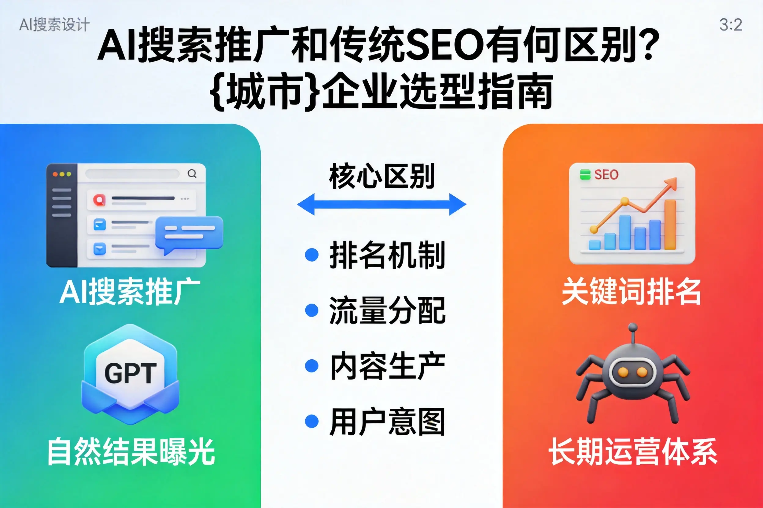 AI搜索推广和传统SEO有何区别？本溪企业选型指南