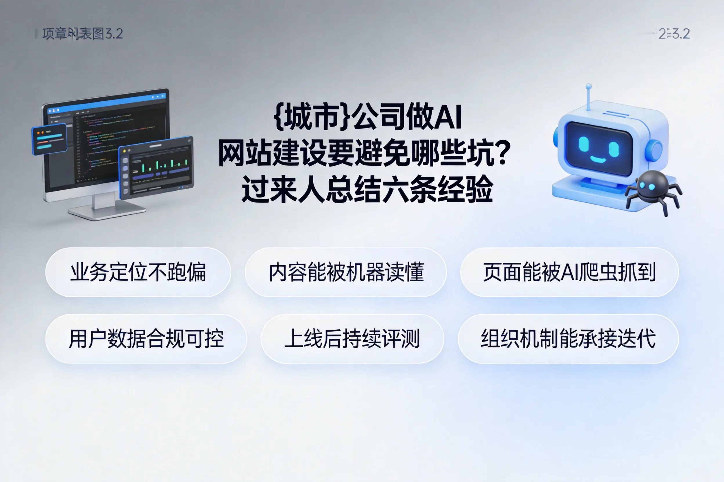 本溪公司做AI网站建设要避免哪些坑？过来人总结六条经验