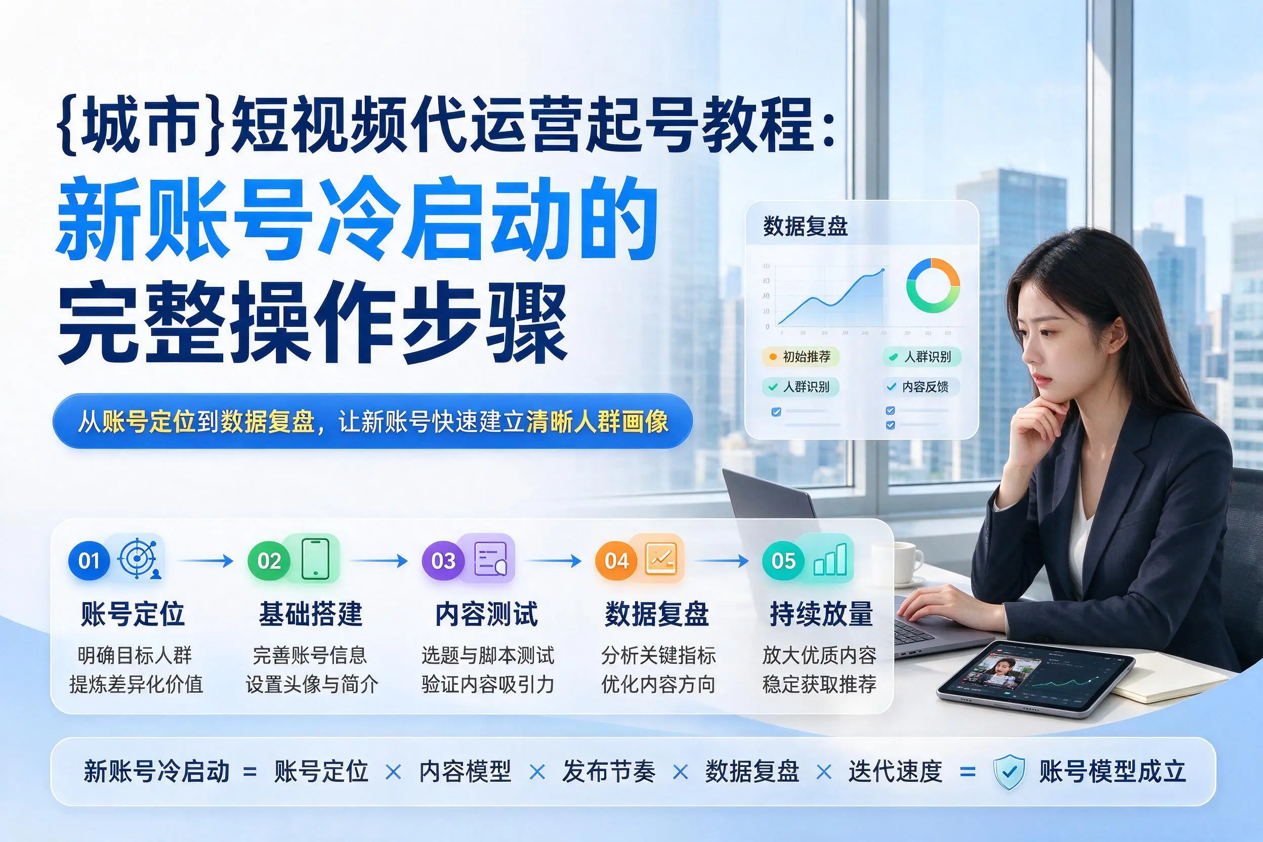 本溪短视频代运营起号教程：新账号冷启动的完整操作步骤