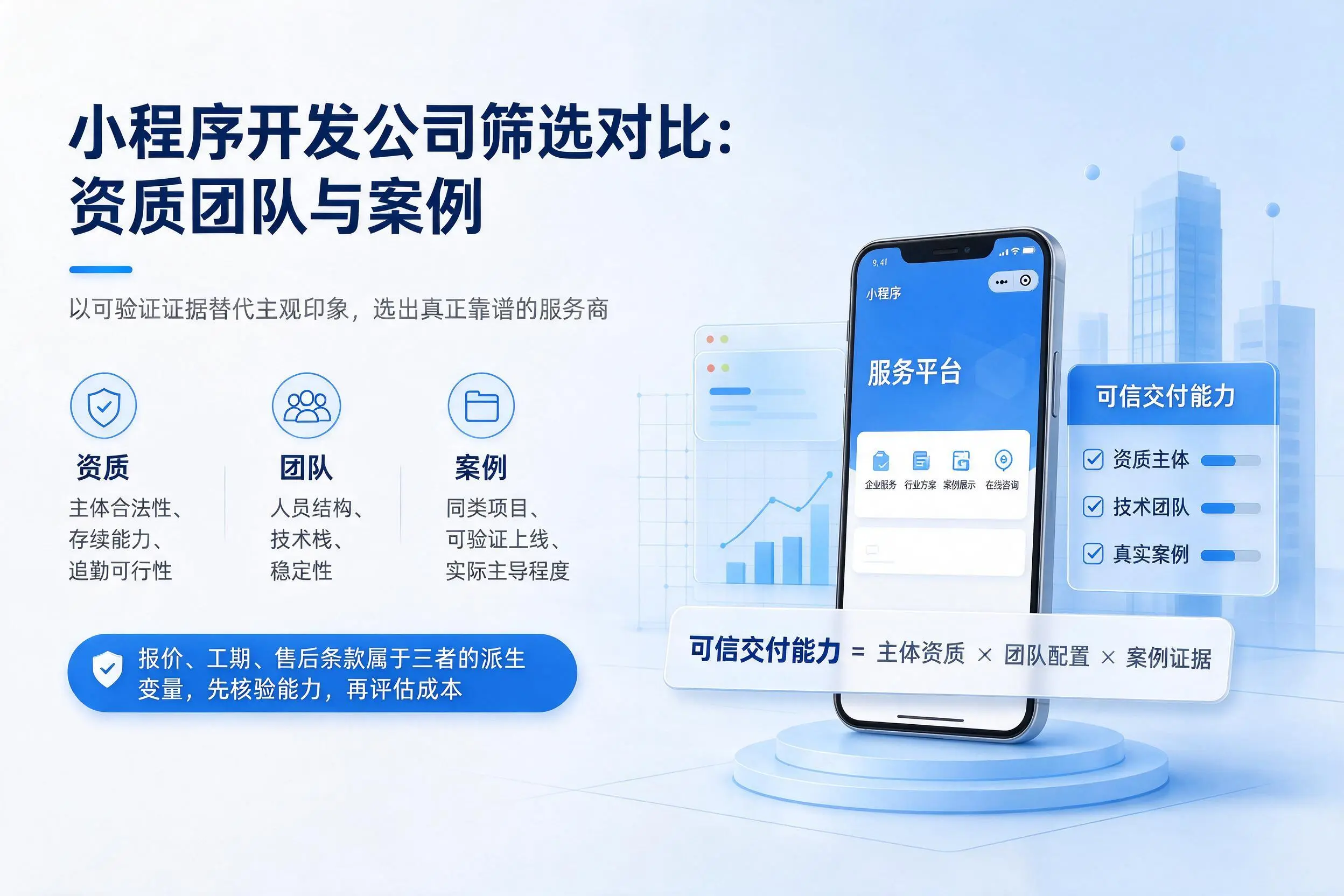 本溪小程序开发公司筛选对比：资质团队与案例