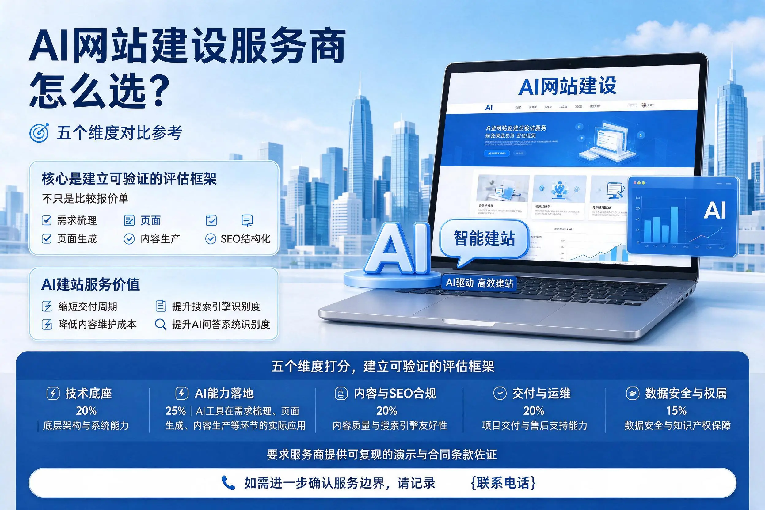本溪AI网站建设服务商怎么选？五个维度对比参考